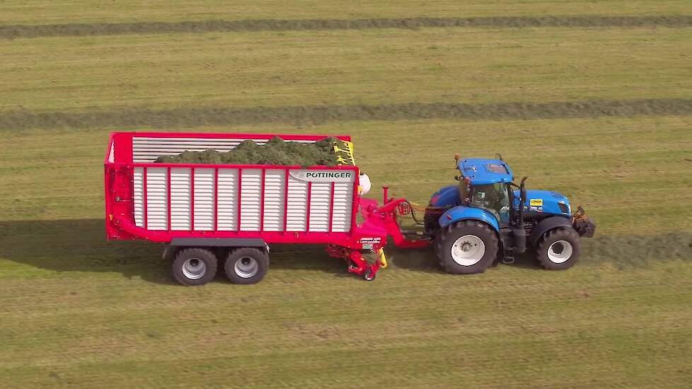 Loonbedrijf Loman , Luttenberg met nieuwe Pottinger 6610 Trekkerweb