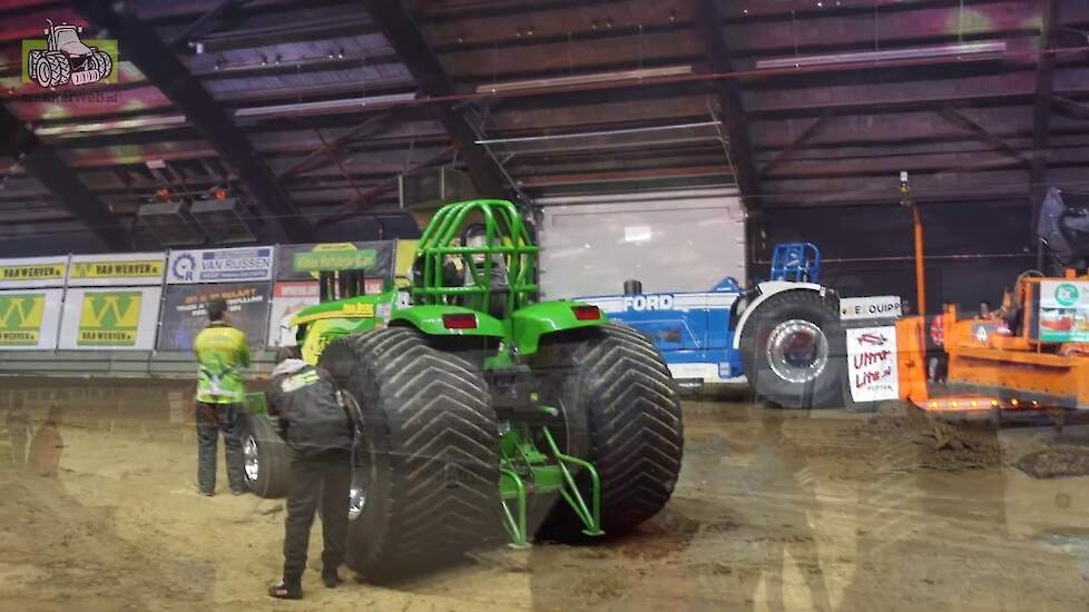 Superstock 2020 indoor tractorpulling Zwolle