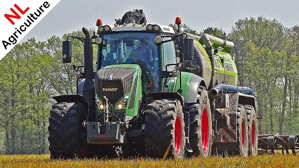 Injecting slurry 2020 ● Fendt 828 Vario + Kaweco Profi III ● Bouwland bemesten ● Schimmel Overberg.