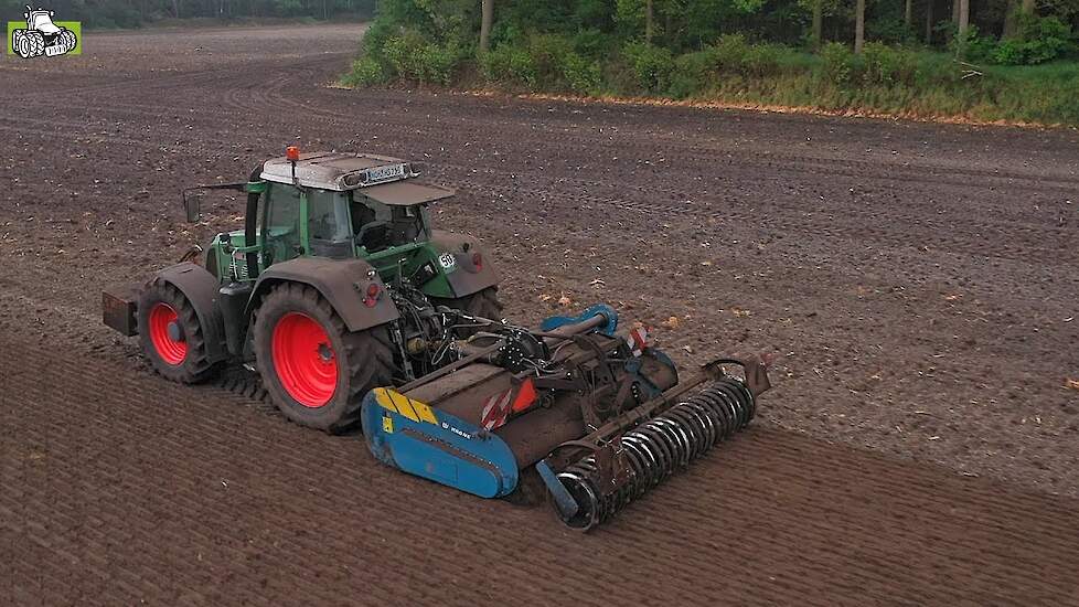 Imants spitmachine in gebruik bij Kleinringe Machine-ring