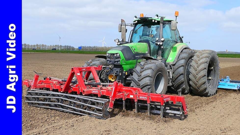 2020 | 2x Deutz-Fahr 6190TTV + Agricola 3x2 | Uien zaaien | Seeding onions | Mts. v/d Westeringh