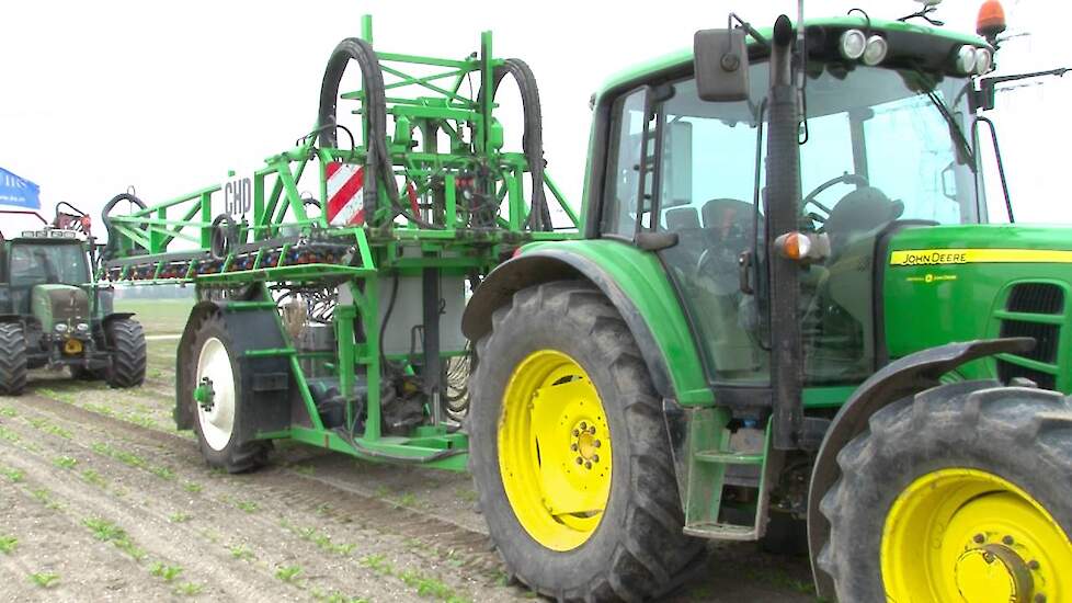 Driftbeperking en spuittechniek wingsprayer sleepdoek gewasbescherming