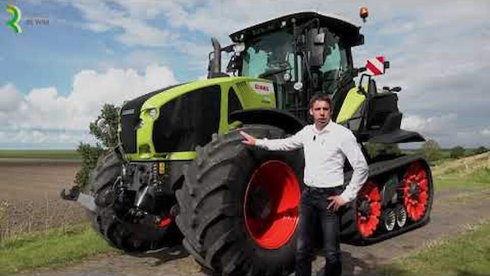 Claas Axion 900 Terra Trac training