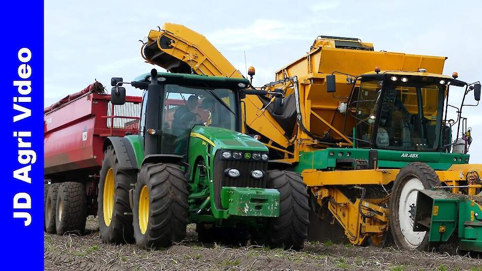 2020 | Ploeger AR-4BX | John Deere 8245R+7930 | Aardappels rooien | Scholtenszathe | Potato harvest