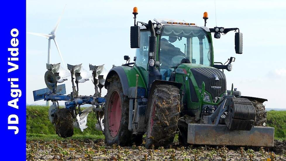 2021 | Fendt 724 + Lemken | Ploegen |  Jan Bakker Dronten | Ploughing | Pflügen | Flevoland