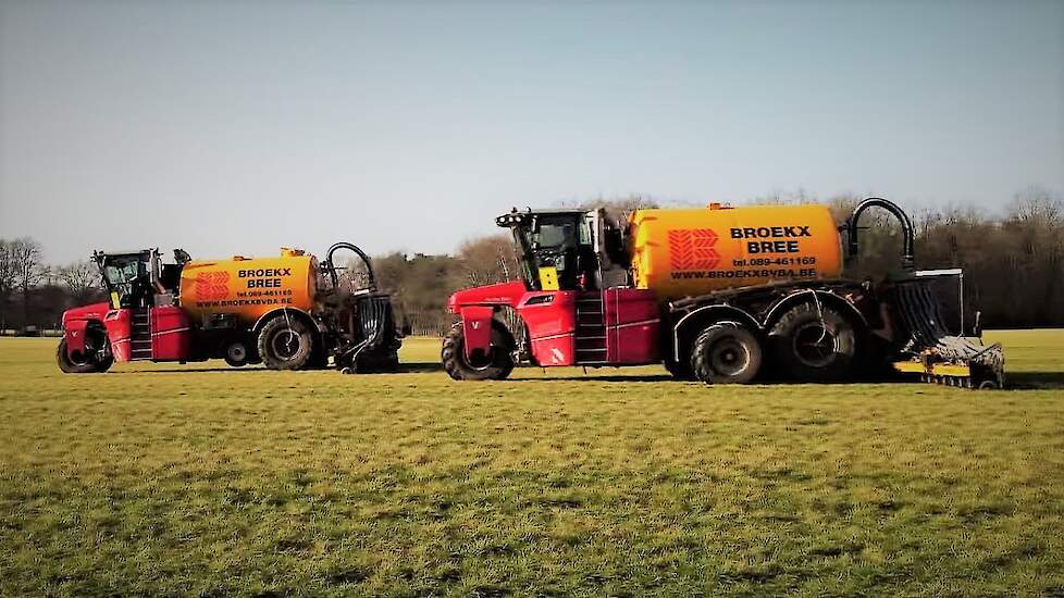 Twee maal Vervaet Hydro trikes maximaal in de mest