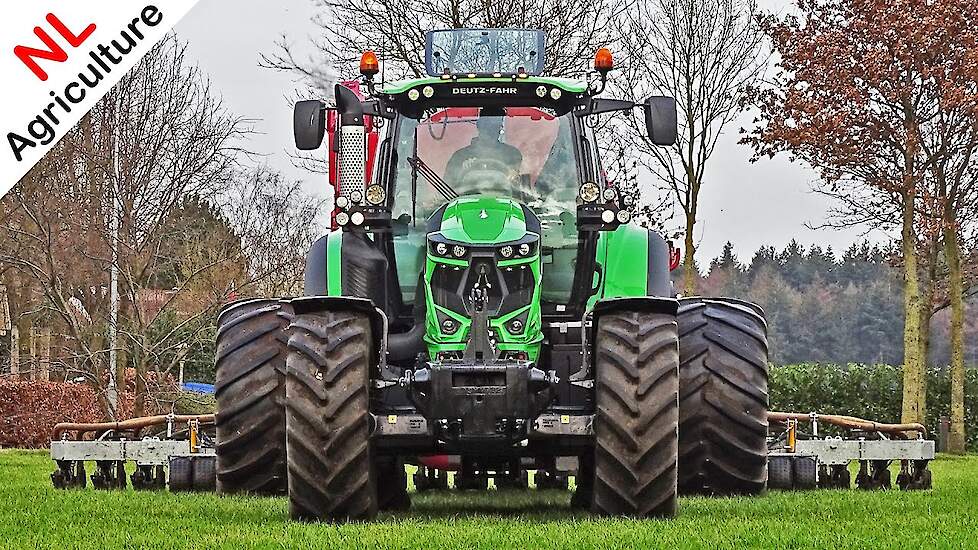 Injecting slurry 2021 ● Deutz-Fahr Agrotron 6205 TTV ● Grasland bemesten ● Van den Brink.