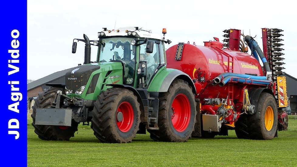 Fendt 828 + Schuitemaker | Mest injecteren | Injection slurry | Gebr. Blankespoor Harskamp | 2021