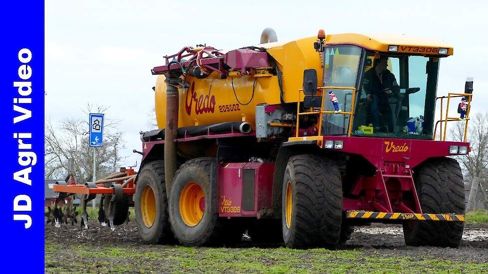 Vredo VT3306 + 20500Z | Bouwland bemesten | v/d Brink Hattem | Injection slurry | Gülle ausbringen