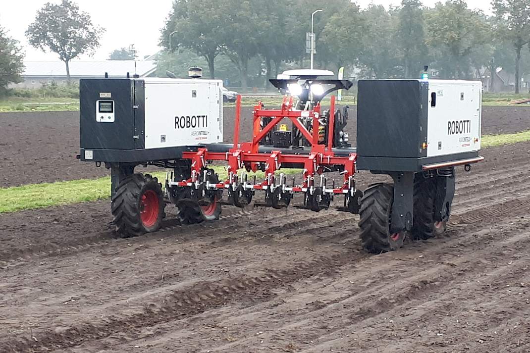 De Robotti in actie op de Demodag Robotisering op 13 oktober 2022.
