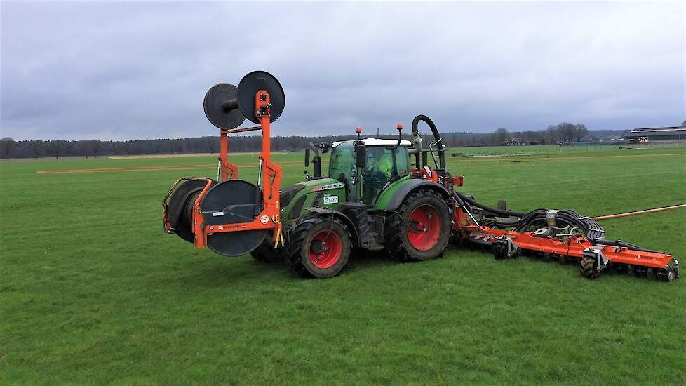 Mestseizoen 2022 sleepslangen Schouten en Fendt en Vervaet met Veenhuis bemester