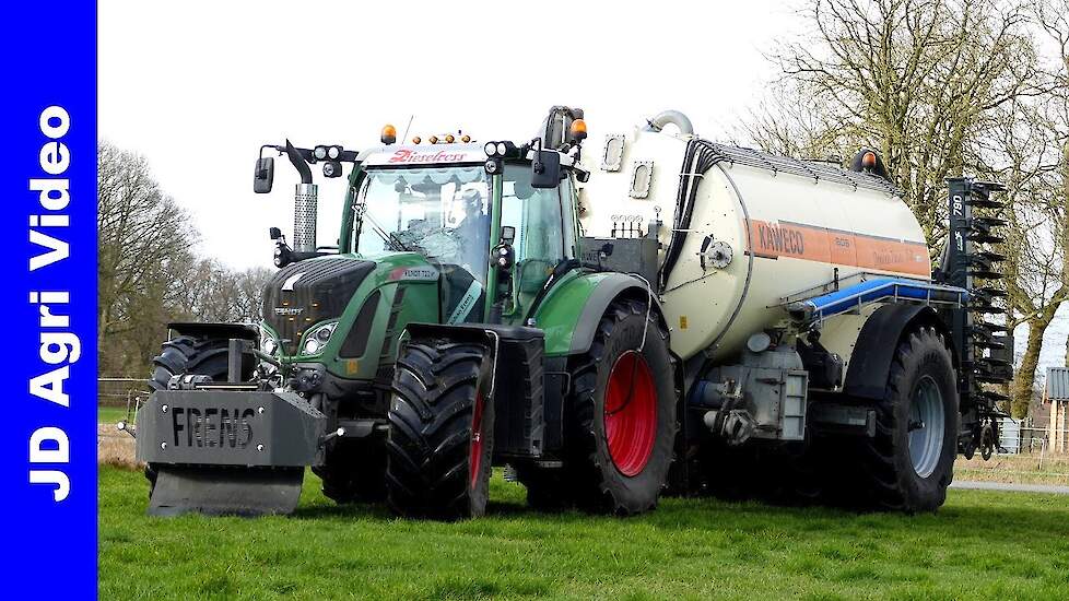 Mestseizoen 2022 | Fendt 722 + Kaweco + Eland | Frens Hulshorst | Injection slurry | Mest injecteren