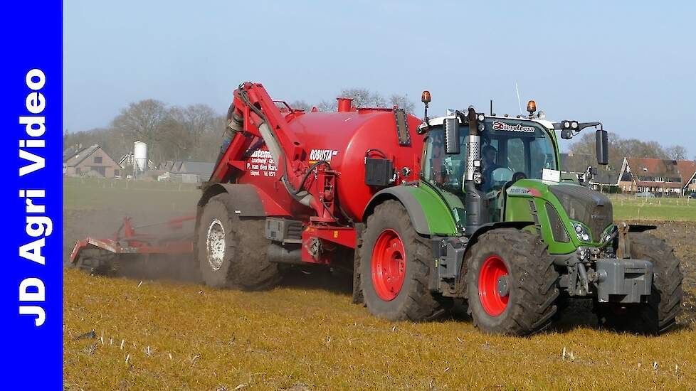 2022 | Fendt 724 + Schuitemaker | Bouwland bemesten | van den Hardenberg Elspeet | Injection slurry