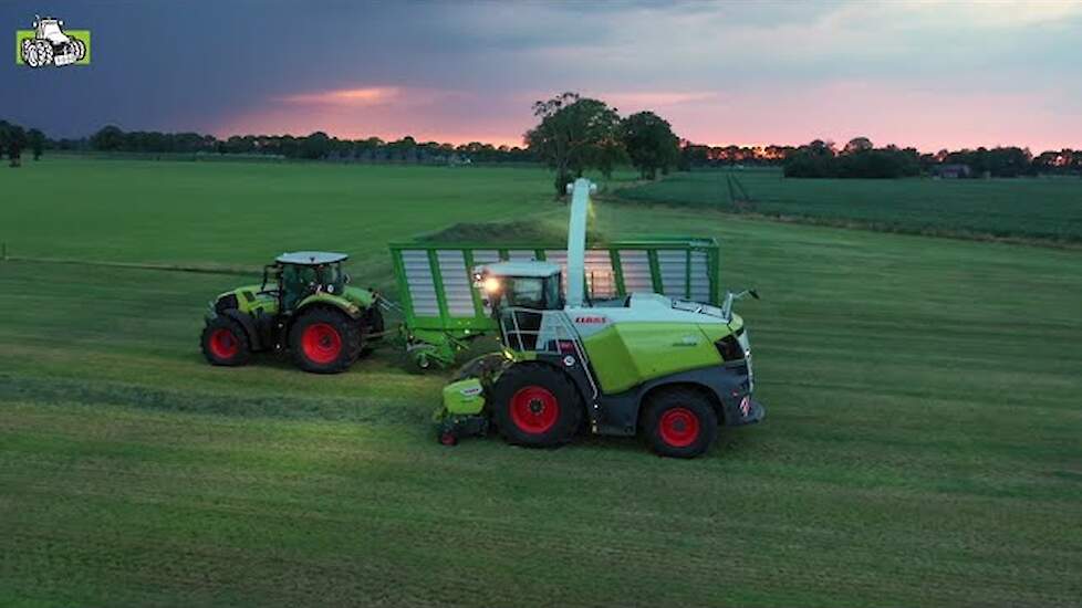 Claas hooibouw demo 2022 in Harreveld