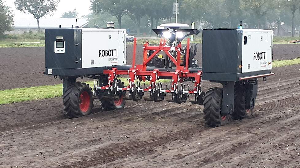 De Robotti in actie op de Demodag Robotisering op 13 oktober 2022.