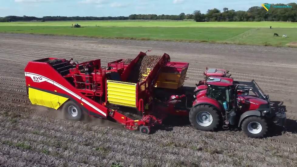 Hectares maken met de Grimme EVO 280