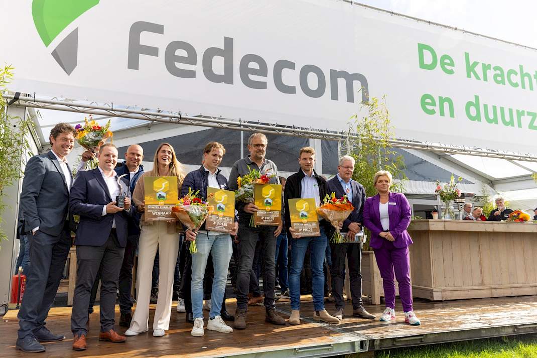 De prijsuitreiking tijdens de editie van 2024.