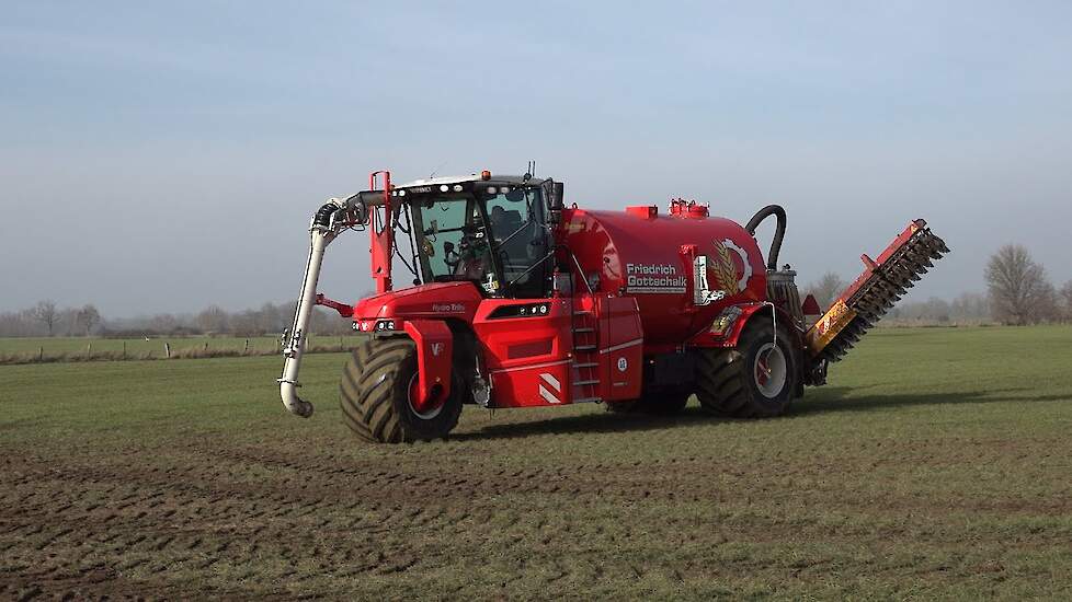 Nieuwe Vervaet Hydro Trike van loonbedrijf Gottschalk uit Isselbrug in actie