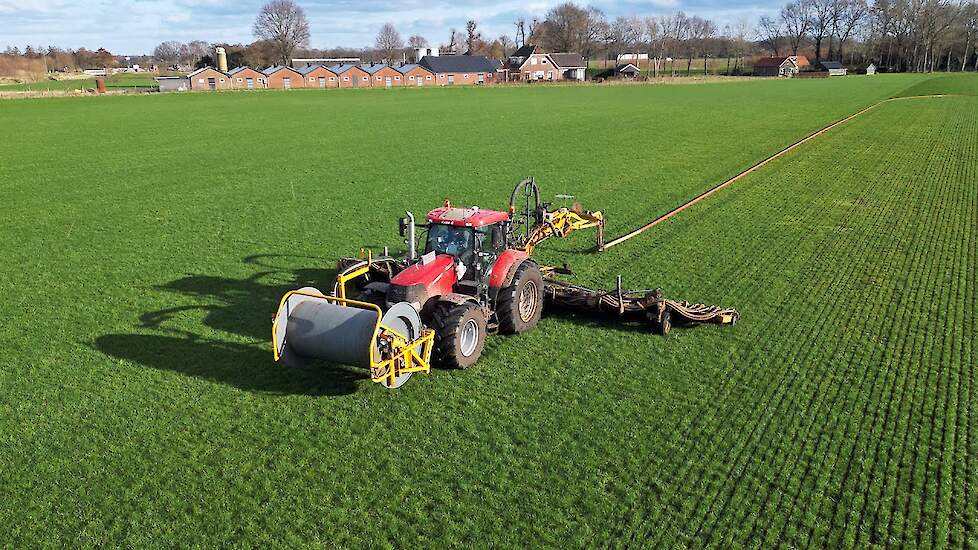 Grasland bemesten met sleepslang | Case IH Puma 200 + Tjalma | NLR Agri | 2023