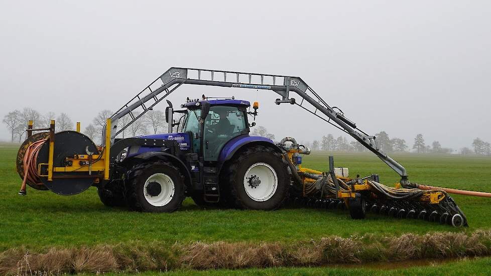 2023 | New Holland T7.270 + Tjalma + VDB | Sleepslang bemesten | HDS Dunnink Staphorst