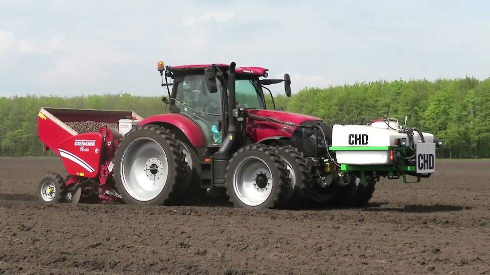 AARDAPPELS POTEN EN LAND SPITTEN CASE IH OPTUM 270 IMANTUS 48 SX CASE IH MAXUM 150 CVX GRIMME GL 420