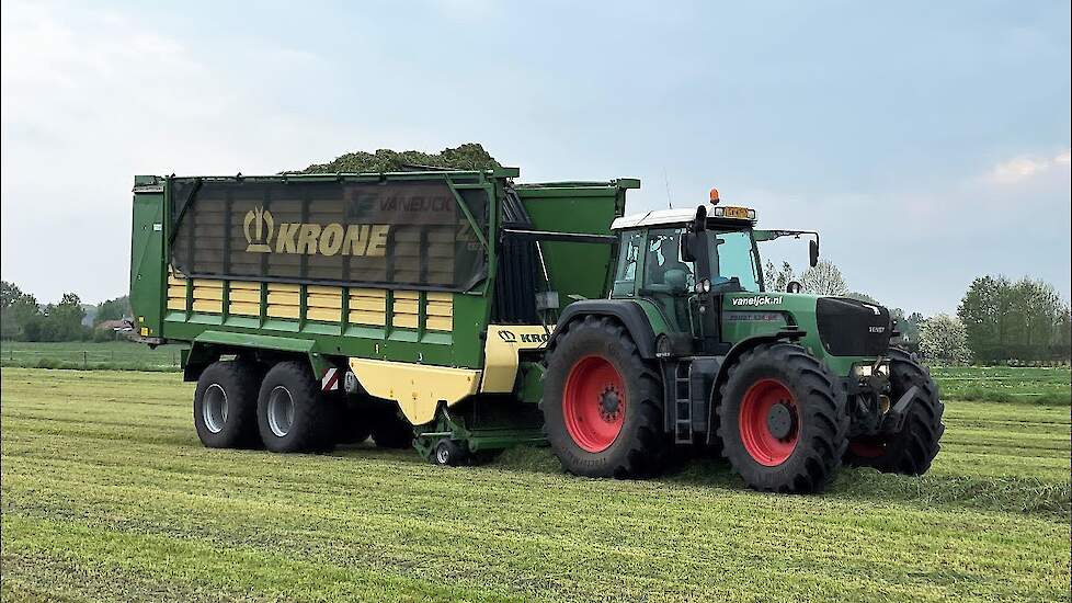 Krone ZX 470 GD Fendt 924 Vario Loonbedrijf van Eijck uit Alphen