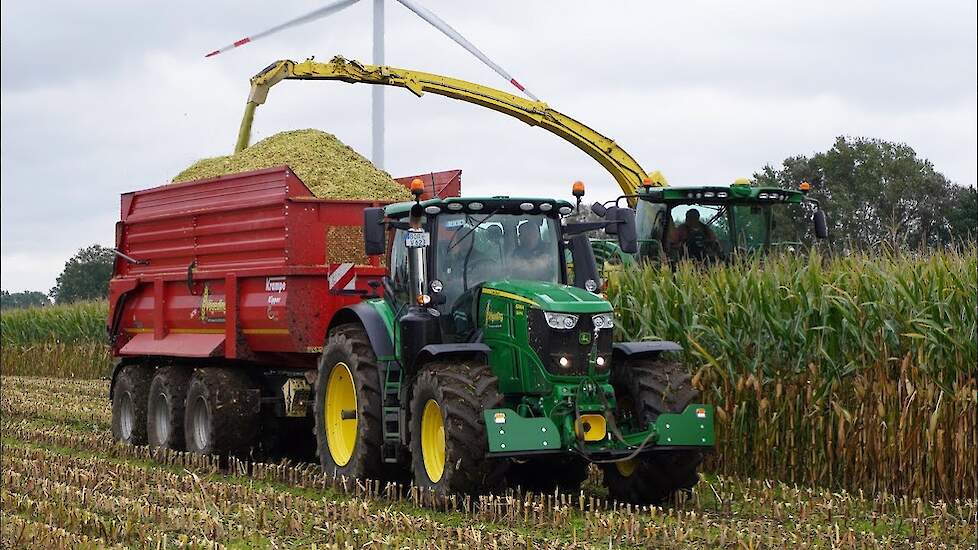 Mais silage 2023 | John Deere 8800i | Vögeding Gescher (D) | Maishakselen | Krampe