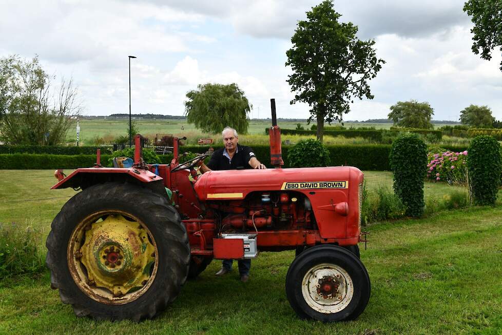 Deze David Brown 880 uit 1964 was de eerste trekker die Leo Beekhuizen kocht. Dat is inmiddels vijftig jaar geleden