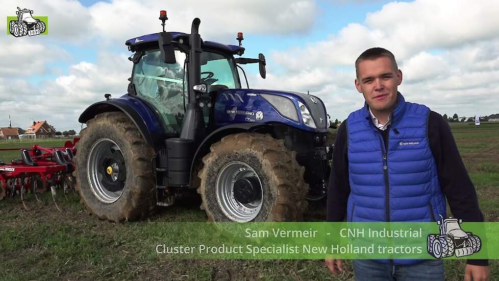 De nieuwe New Holland  T7.300 Long Wheelbase met PLM Intelligence