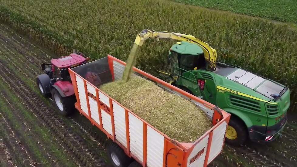 John Deere 8600i van loonbedrijf Stevens uit Wildervank