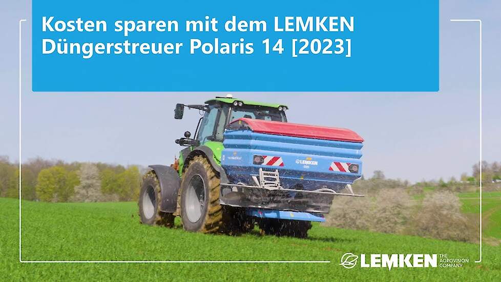 Kosten sparen mit dem Lemken Düngerstreuer Polaris 14 (2023)