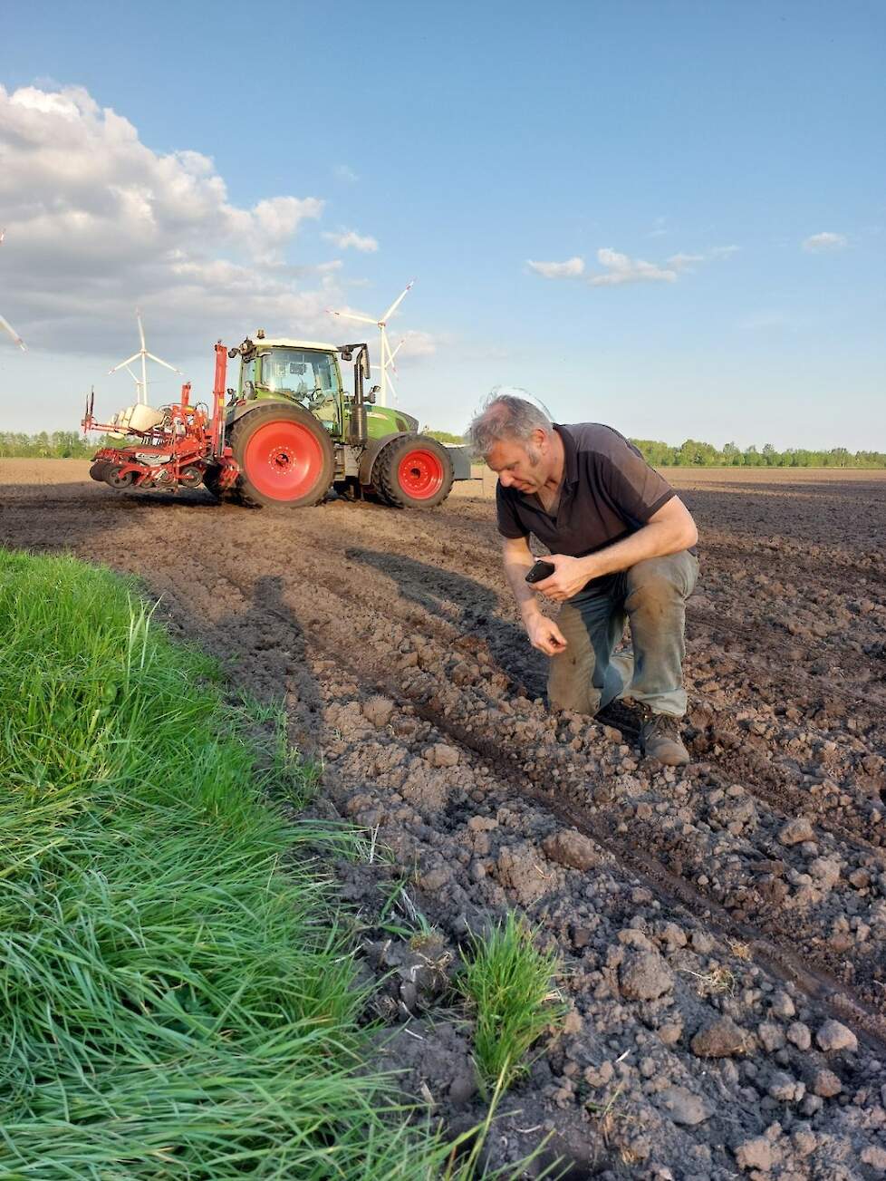 Het zaaiwerk controleren