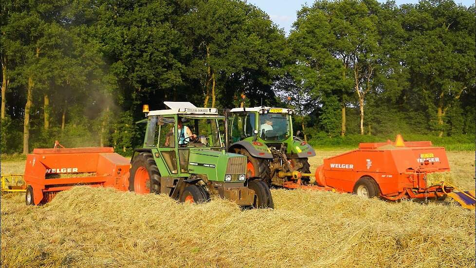 2024 | Fendt Farmer 306 LS + 314 Vario | Hooi balen persen | Bloemendal Elspeet | Pressing Bales