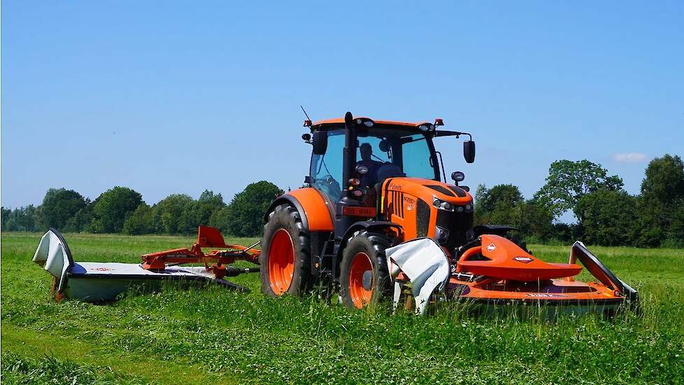 2024 | Kubota M7153 + Kuhn | Gras maaien | Franken Hulshorst | Mowing grass | Gras mähen