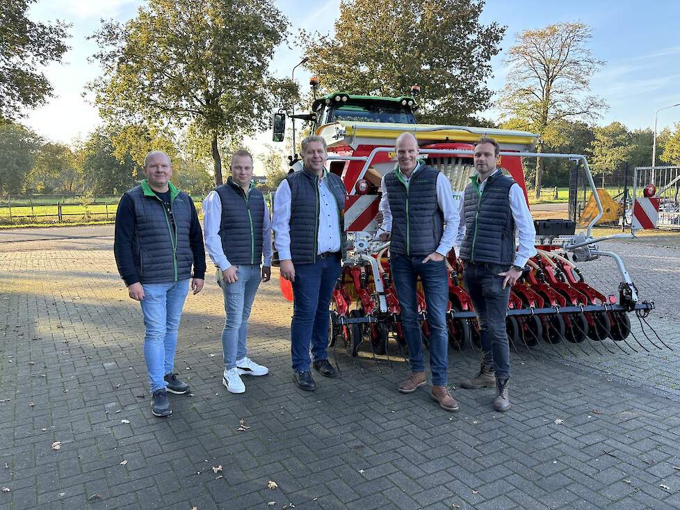 Henk Knol (Service and Product Support Specialist), Herald Bloemert (Service and Product Support Specialist), Wilco Elkink (Landmanager), Maarten Woertink (Territory Manager), Rik Massier (Territory Manager