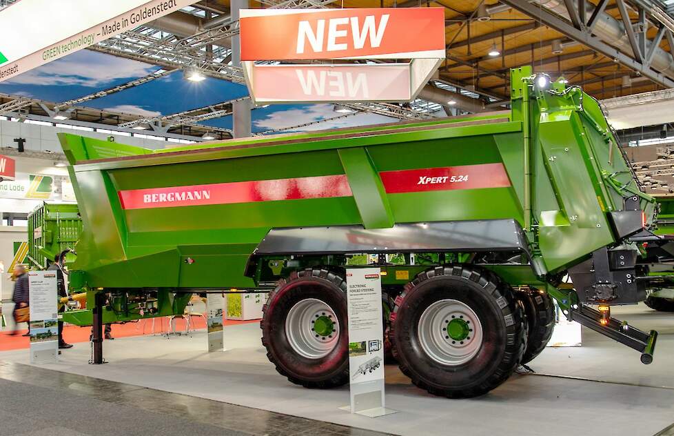 Het functiemodel van de BERGMANN XPERT 5.24 op de Agritechnica 2023.