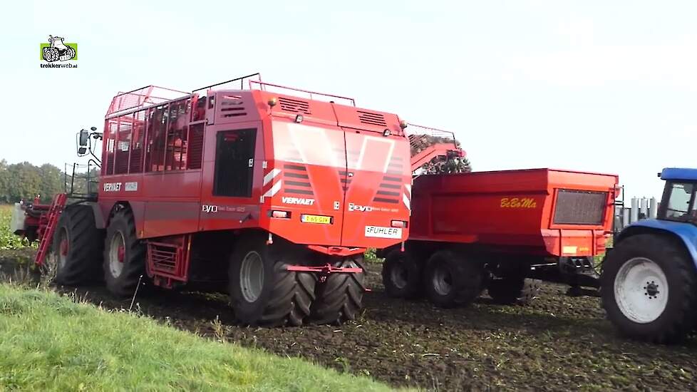 De nieuwe Vervaet Evo Beet Eater 925 van Fuhler Loon- en verhuurbedrijf uit Emmen