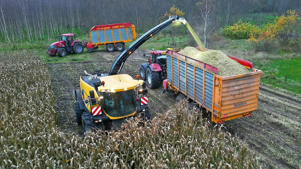 Mais Silage 2024 | New Holland FR9060 + McCormick + Case IH | Sundermeijer