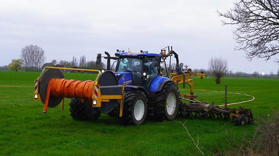 New Holland T7 230 | Riphagen Oene | Sleepslang bemesten | Tjalma | Injection slurry